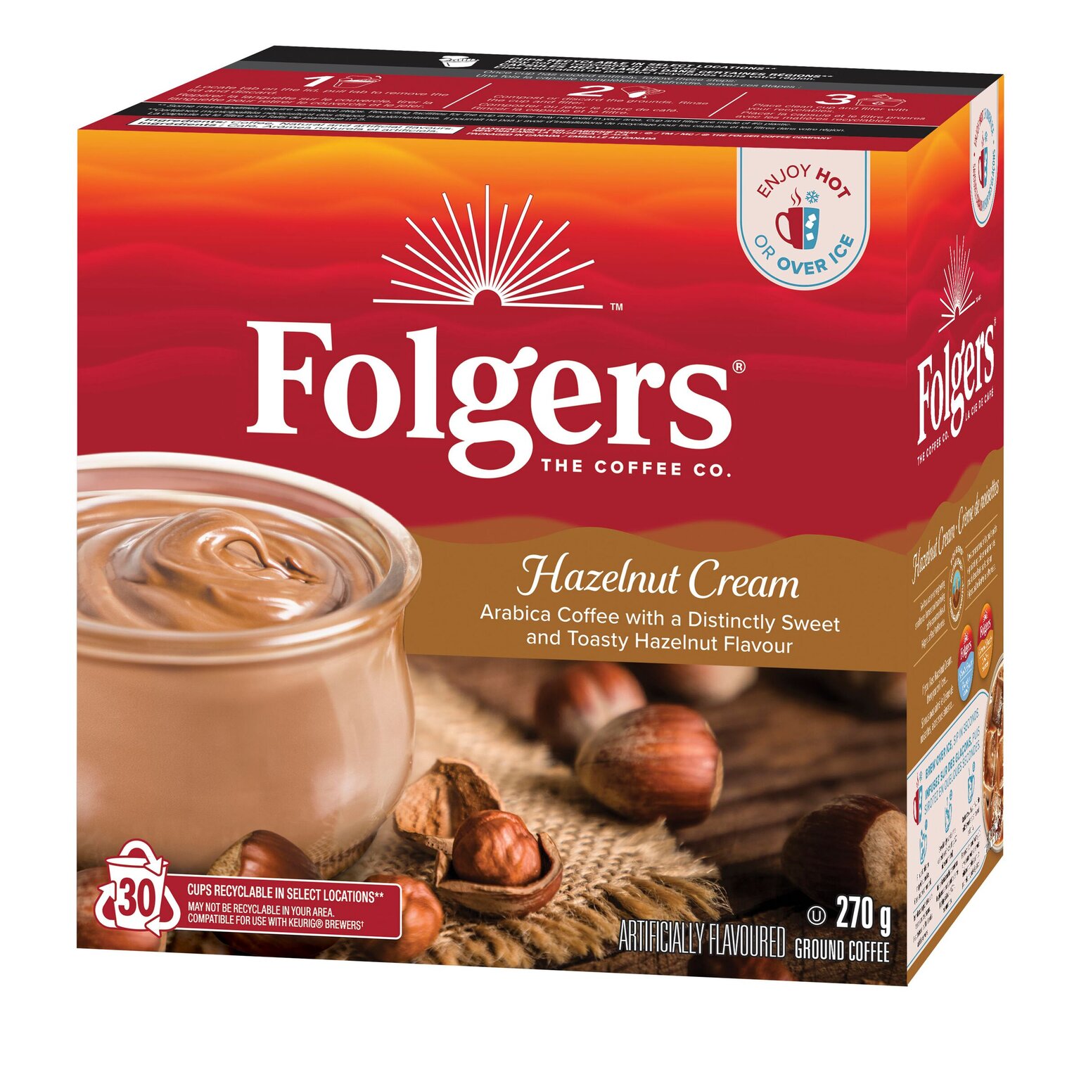 Hazelnut Cream Coffee Pods